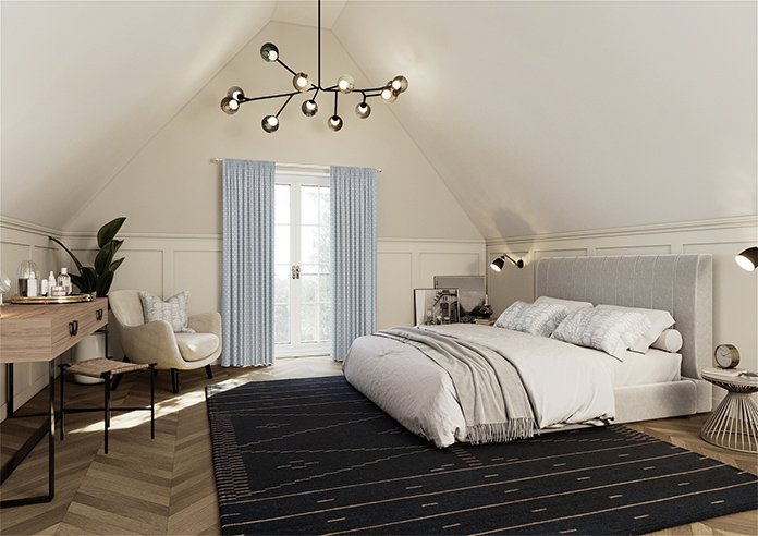 Full Stop, Larkspur - Made to Measure Curtains - Image 7